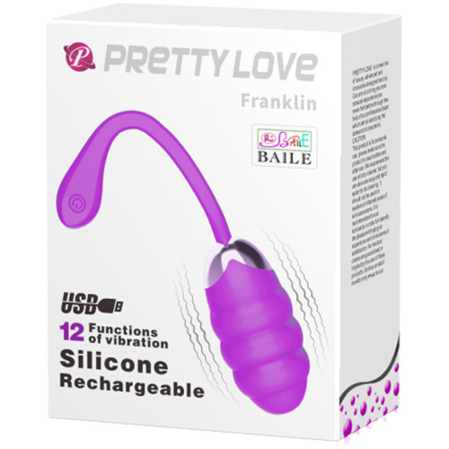 Pretty Love Franklin Rechargeable Egg Vibe - Purple
