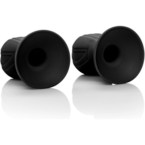 Nipple Play Silicone Pro Nipple Suckers - Black