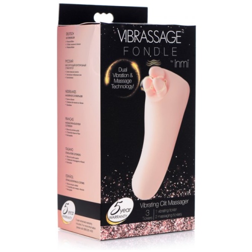 Vibrassage Fondle Vibrating Clit Massager - Pink