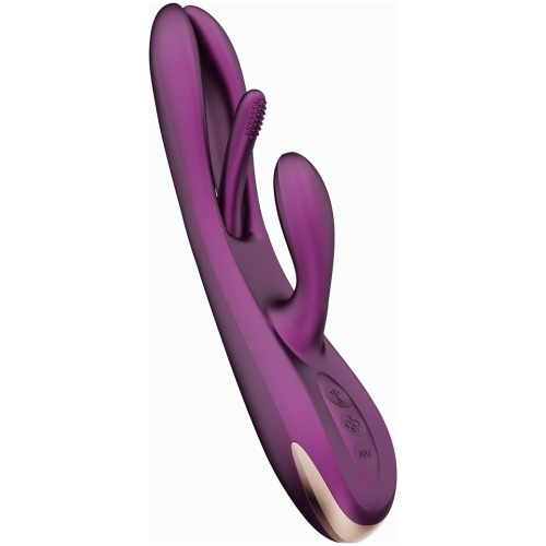 Terri - App Controlled Tapping Rabbit Vibrator - Purple