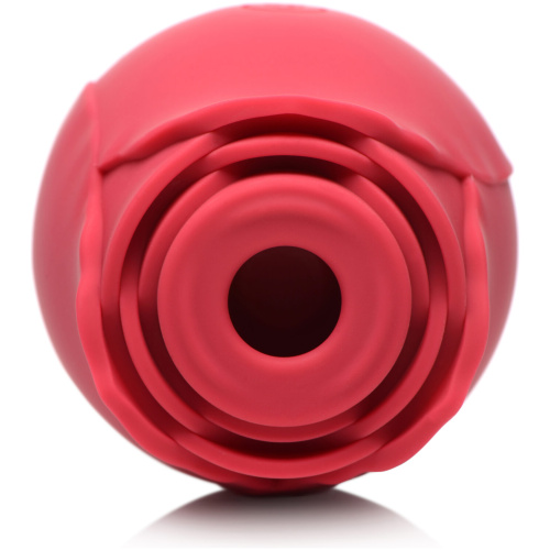 Inmi - Bloomgasm Wild Rose Silicone Suction Stimulator - Red
