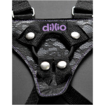 Dillio Purple - 6 Inch Strap-on Suspender Harness Set