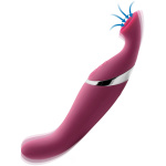 Shegasm Intense 2 in 1 Clit Stimulator - Pink