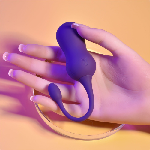 Playboy Pleasure - Double Time - Kegel Balls - Dark Purple
