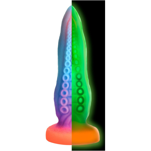 Tenta-Cock Glow-in-the-Dark Silicone Dildo