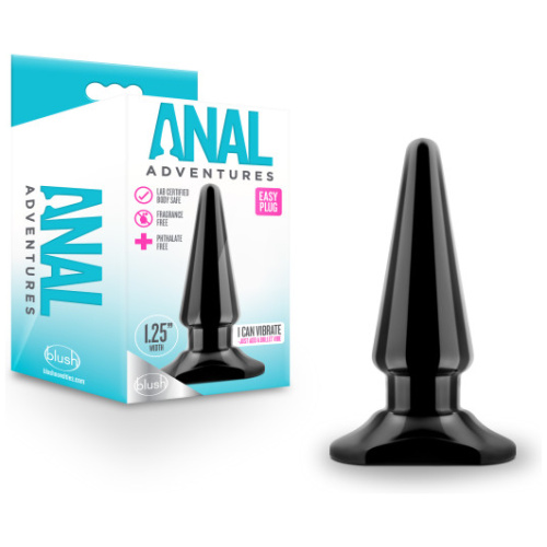 Anal Adventures - Easy Plug - Black