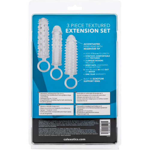 3 Piece Textured Extension Set