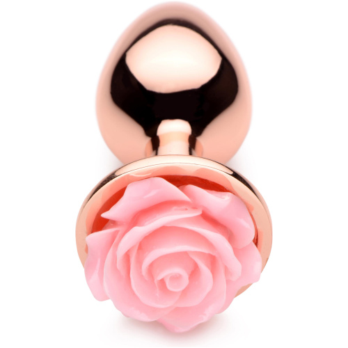 Pink Rose Gold Anal Plug - Small