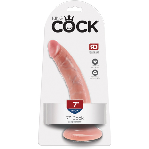 King Cock 7-Inch Cock - Flesh