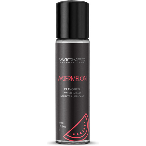Aqua Watermelon Flavored Water Based Intimate  Lubricant - 1 Fl. Oz.