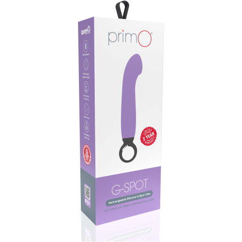 Primo G-Spot Rechargeable Vibrator - Lilac