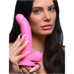 Pop Pecker 7.5 Inch Dildo With Balls - Pink