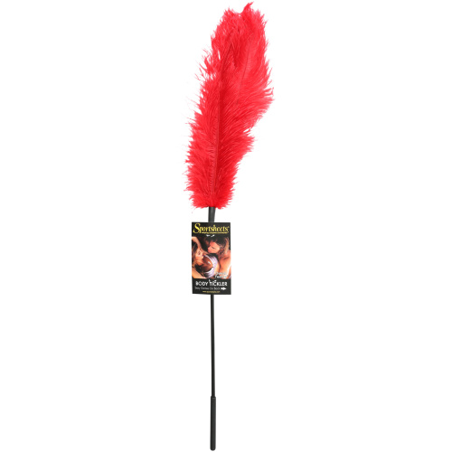 Ostrich Tickler - Red