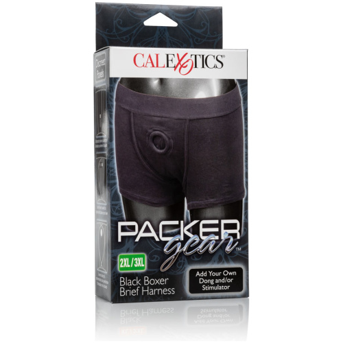 Packer Gear Black Boxer Brief Harness 2xl/3xl