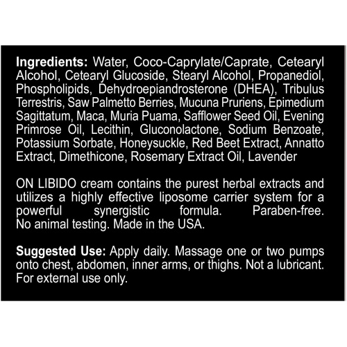 On Natural Libido for Her - 1.7 Oz.