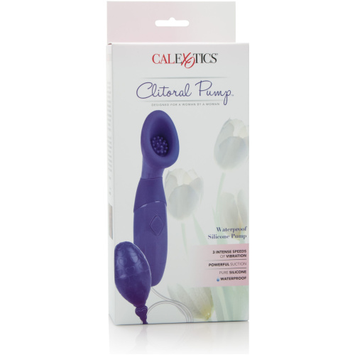 Waterproof Silicone Clitoral Pump - Purple