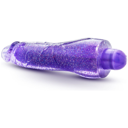 Glow Dicks - Molly Glitter Vibrator - Purple