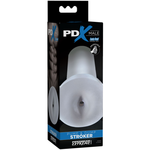 Pdx Male Pump and Dump Stroker Clear