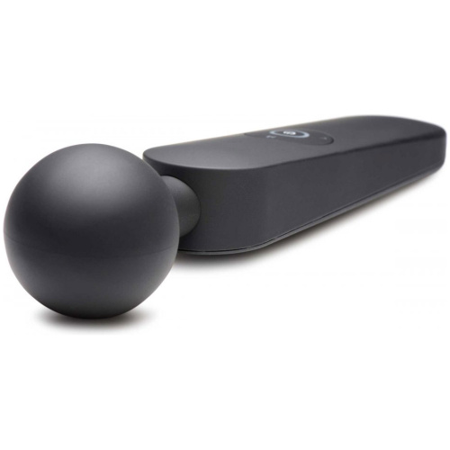 Thunder Wand 72x Silicone Heating Wand Massager - Black