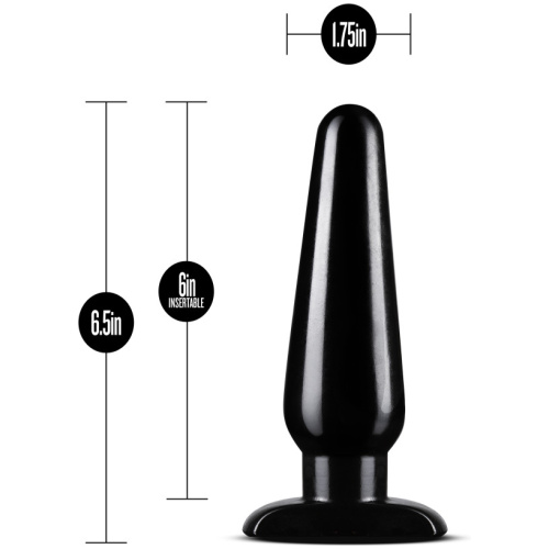 Anal Adventures - Basic Plug Kit - Black