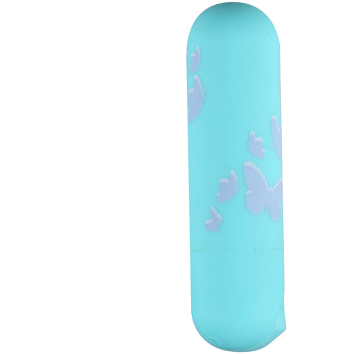 Julia Butterfly Print Mini Bullet - Teal Blue