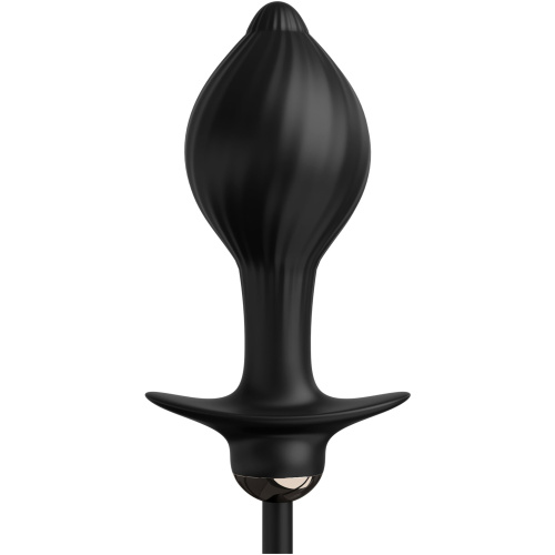 Anal Fantasy Elite Auto-Throb Inflatable Vibrating Plug - Black