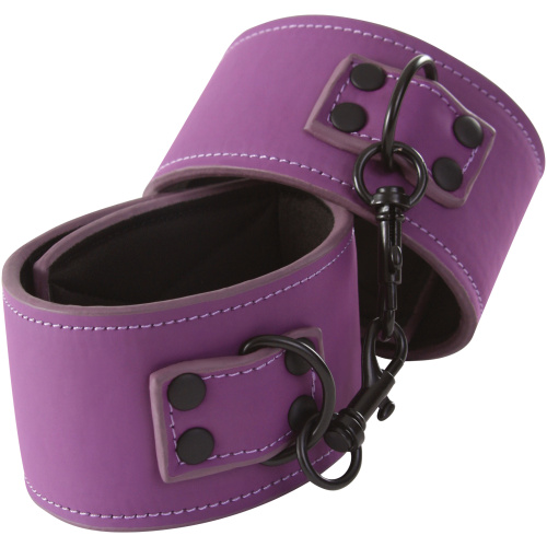 Lust Bondage Wrist Cuff - Purple