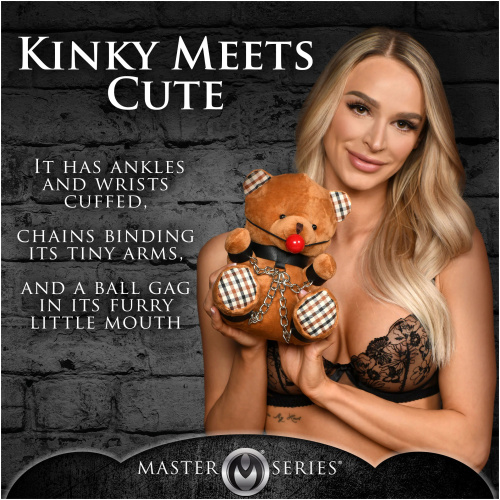 Gagged Teddy Bear Plush