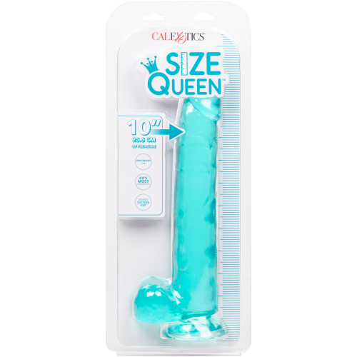 Size Queen 10 inch/25.5 Cm - Blue