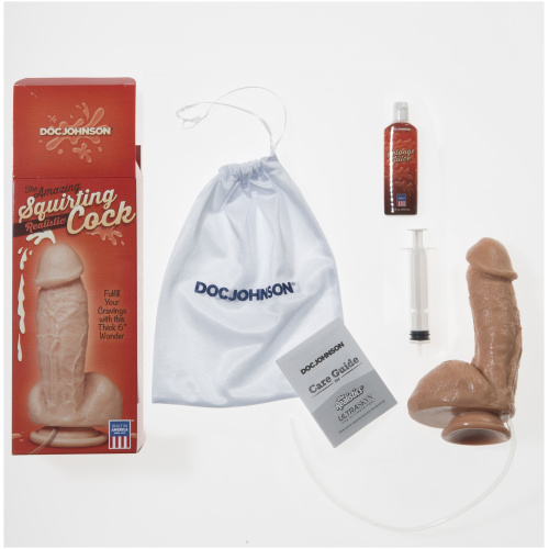 Squirting Realistic Cock