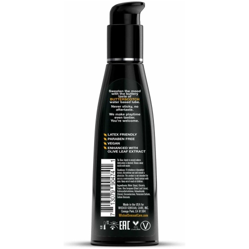 Butterscotch Flavored Water Based Lubricant - 4 Oz