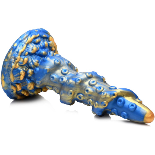 Lord Kraken Tentacled Silicone Dildo - Blue