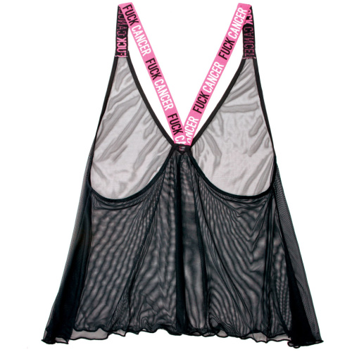 Fuck Cancer Tank Top - Black - S/m