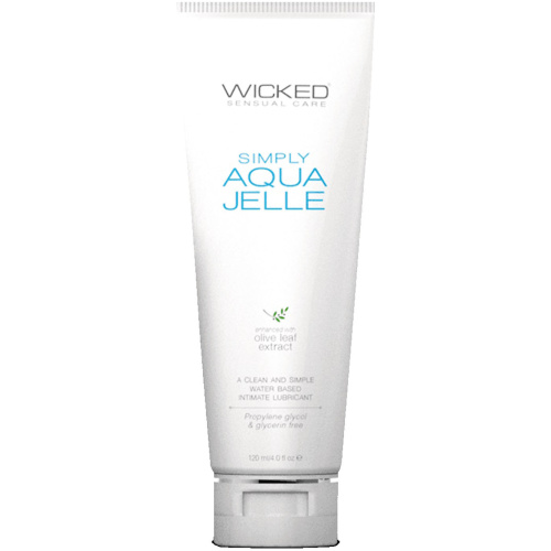 Simply Aqua Jelle Fragrance Free Lubricant - 4 Fl. Oz.