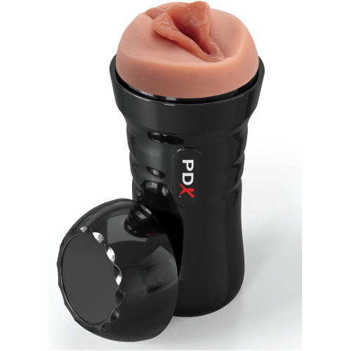 Wet Pussies - Super Luscious Lips Self Lubricating Stroker - Brown