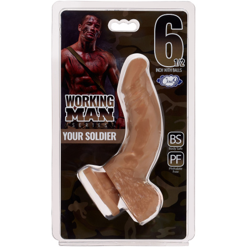 Cloud 9 Working Man 6.5 Inch With Balls - Your Soldier - Tan