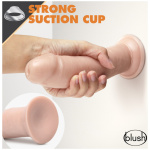 Dr. Skin Glide - 8 Inch Self Lubricating Dildo - Vanilla