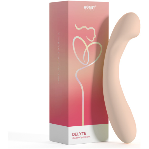 Delyte - Curved G-Spot Vibrator - Flesh