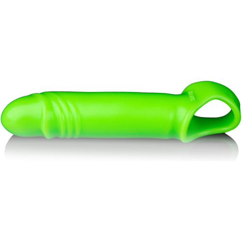 Smooth Stretchy Penis Sleeve - Glow in the Dark