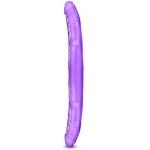 B Yours 16 Inch Double Dildo - Purple