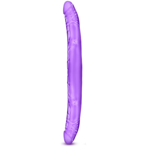 B Yours 16 Inch Double Dildo - Purple
