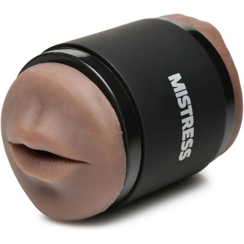 Mistress Double Shot Mouth and Pussy Stroker - Dark