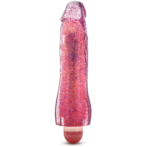 Glow Dicks - Molly Glitter Vibrator - Pink