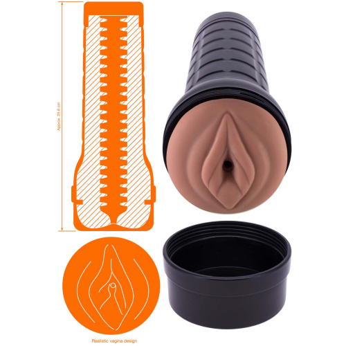 Deelite Vagina - Light Brown