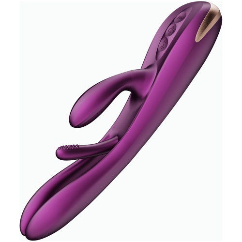 Terri - App Controlled Tapping Rabbit Vibrator -  Purple