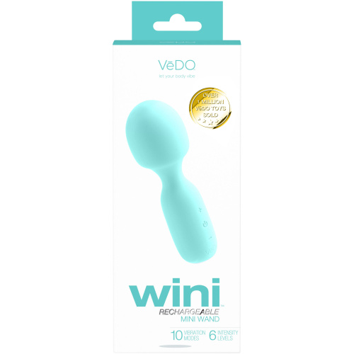 Wini Rechargeable Mini Wand - Turquoise