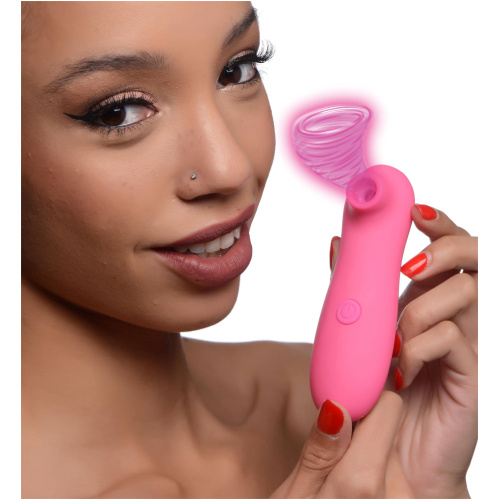 Shegasm Travel Sidekick 10x Suction Clit Stimulator - Pink