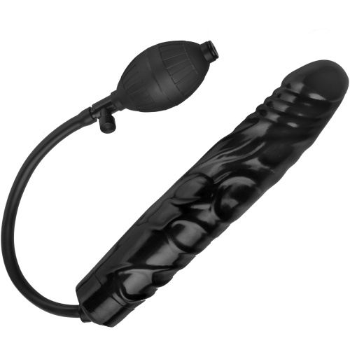 Inflatable 11 Inch Super Dong - Black