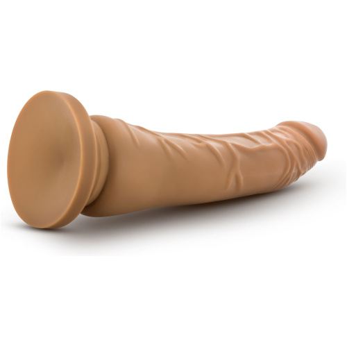 Dr. Skin Silicone - Dr. Noah - 8 Inch Dong With Suction Cup - Mocha