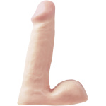 Basix Rubber Works - 6 Inch Dong - Flesh